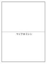 複写用紙マイクロミシン目入り