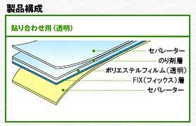 FIXFILM-DSP1 貼り合わせ用透明 ロール 1090mm×30m