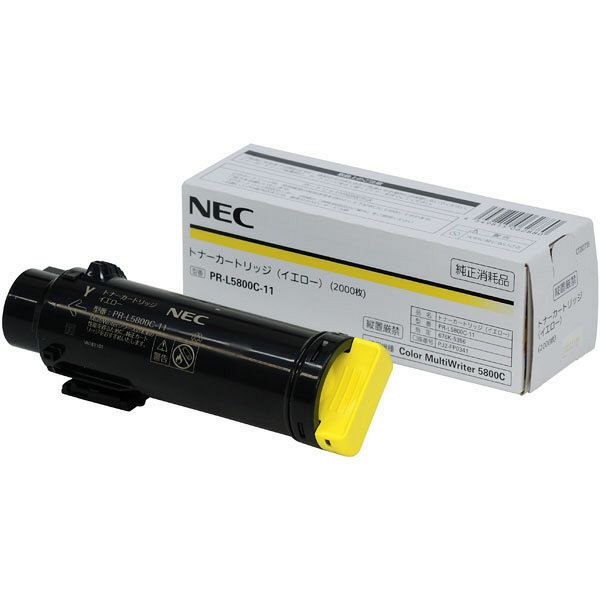 NEC トナーカートリッジ イエロー PR-L5800C-11