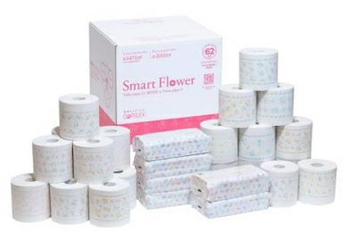 な～がく使える家族にやさしいトイレットペーパー（芯なし）ソフト 