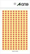 a-one カラーラベル 5mm丸 桃 9シートx200面（1800片） 07068
