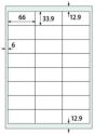 楽貼ラベルシール24面