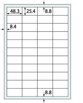 楽貼ラベルシール44面