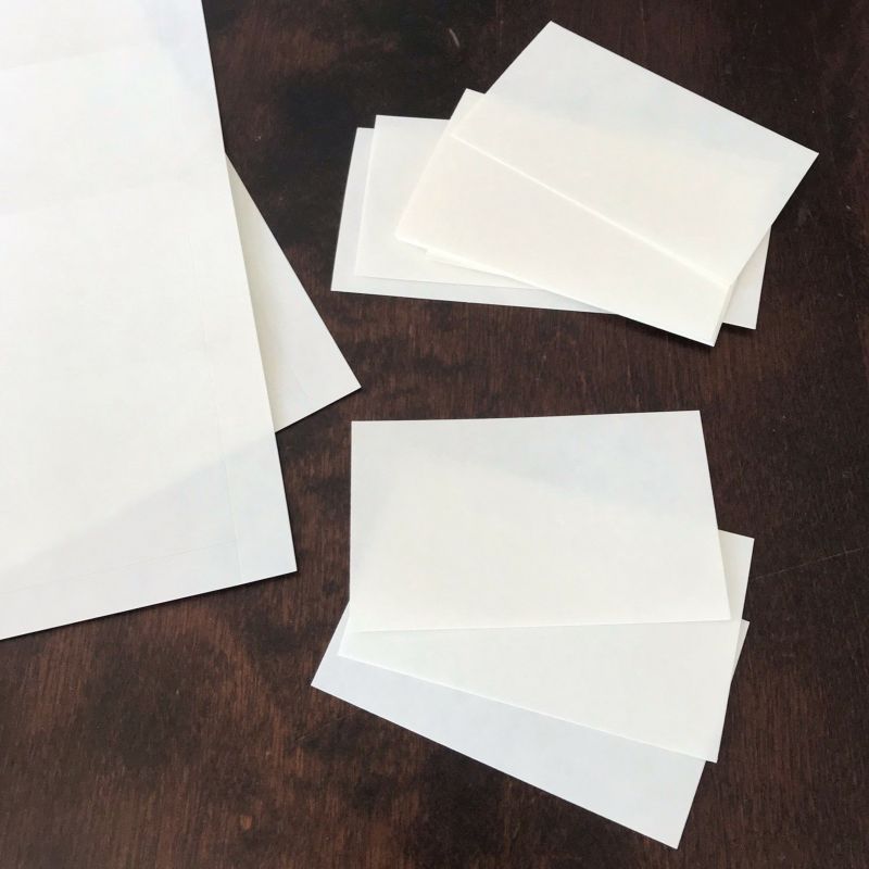 和紙のイシカワ マルチプリンタ用簡単名刺用紙 和紙クリーム 両面印刷 230um A4 10面 10枚入 WAOANCW-600