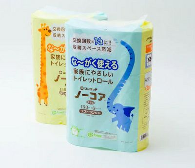 な～がく使える家族にやさしいトイレットペーパー（芯なし）ソフト 